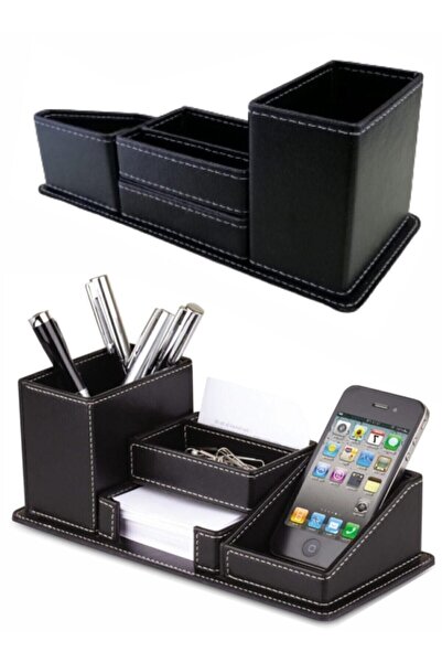 MMA DİJİTAL MAĞAZACILIK Masaüstü Deri Kalemlik, Kartvizitlik, Notluk, Ofis Ma...