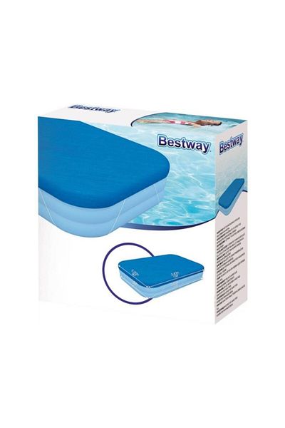 BESTWAY 58108 قماش تغطية علوي لحمام السباحة 305 سم × 183 سم غطاء حمام سباحة مستطيل