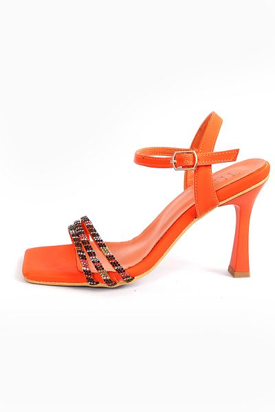 Liza Shoes Pantofi cu toc Perla cu detaliu în piatră - A002-K1299