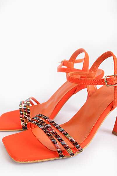 Liza Shoes Perla Women's Heeled Shoes with Stone Detail - A002-K1299