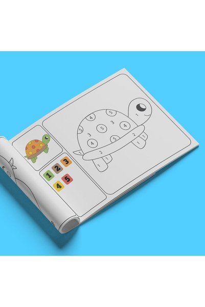 STAAU Çocuk Coding Activity Series - Coloring Book by Numbers - Level 1