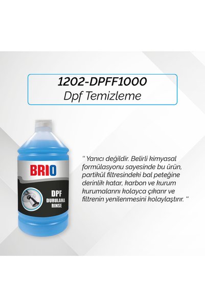 BRIO Soluție de clătire pentru filtru de particule diesel DPF 1 L