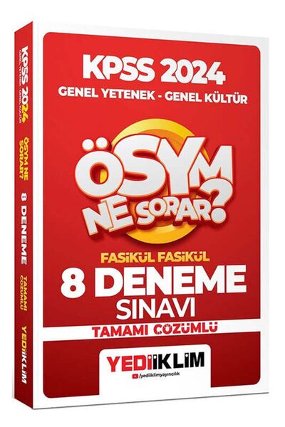 Yediiklim Yayınları 2024 Kpss Ösym Ne Sorar Genel Yetenek Genel Kültür Tamamı...