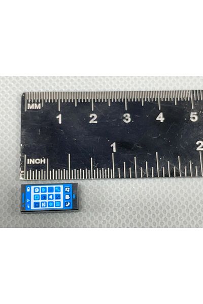LEGO 1 Mini Figure Tile - 1 x 2 Smartphone Printed Smartphone Accessory