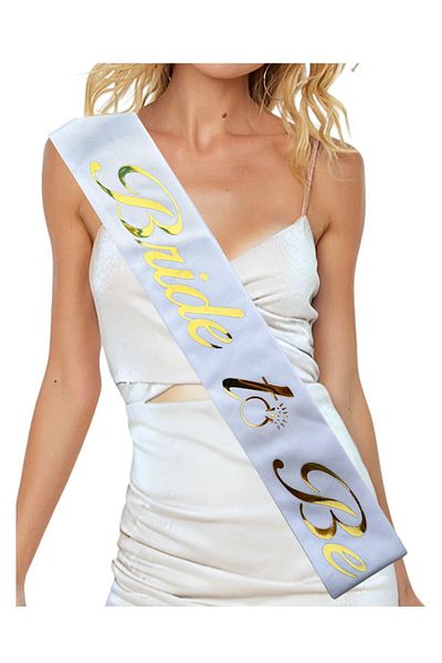 Huzur Party Store Gold Bride To Be - Σετ 35 τεμαχίων, στολίδια με γράμματα και μπαλόνι για πάρτι αρραβώνων και αποχαιρετισμού