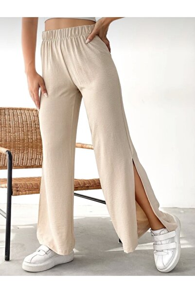 MOONBULL Women's Side Slit Trousers