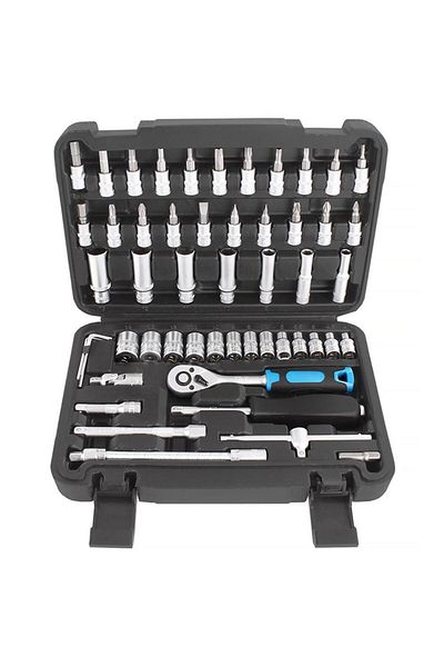BRIO Socket Set 1/4 53 Pieces