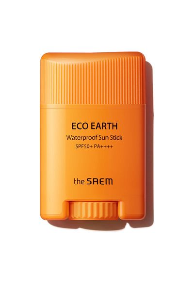 THE SAEM Waterproof Sunscreen Stick 17 Gr - Eco Earth Waterproof Sunscreen Spf50 and Pa (Vi̇onine)