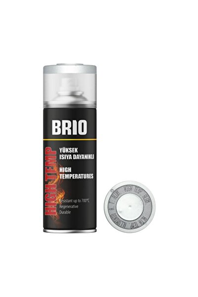 BRIO Sprey Boya Gri Yüksek Isıya Dayanıklı Bh9007m 400 ml