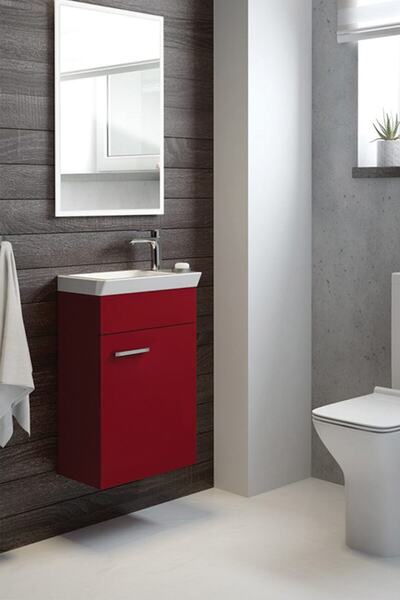 ELİFE TİCARET Mat Kırmızı Yapışkanlı Kaplama Folyosu 61 Cm X 1 Mt