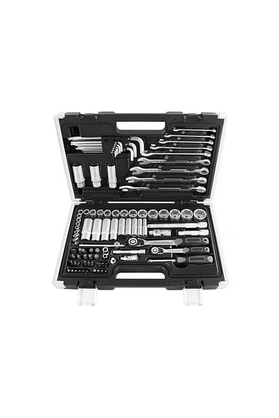 BRIO Socket Set 92 Pieces 1/2 - 1/4 Inc Britisch