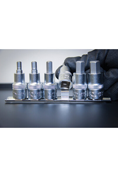 BGS Socket Set Allen (ALYAN) 1/2 6 Pieces 6-14 Mm