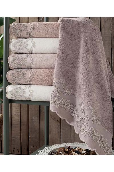 Pupilla Marta 6-Piece Hand-Face Towel 50x90 cm