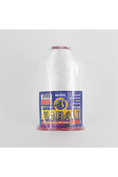 Yabalı Κλωστές για κέντημα με δαντέλα (380 γρ.) Νο: 60-χιονολευκό