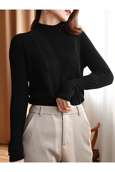 Choice Autumn Winter chic Bottom Sweaters Women Fashion Turtleneck Pullover Slim Long Sleeve Knitted Jum...