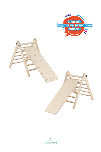 MAMATOYZ 18 Pikko Pikler + Slide & Climb Pikler + Kaydırak ve Tırmanma