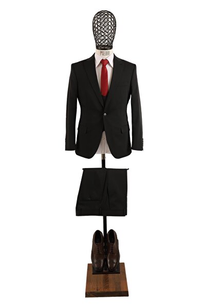 PİSERRO Yelekli Takım Elbise Slim Fit