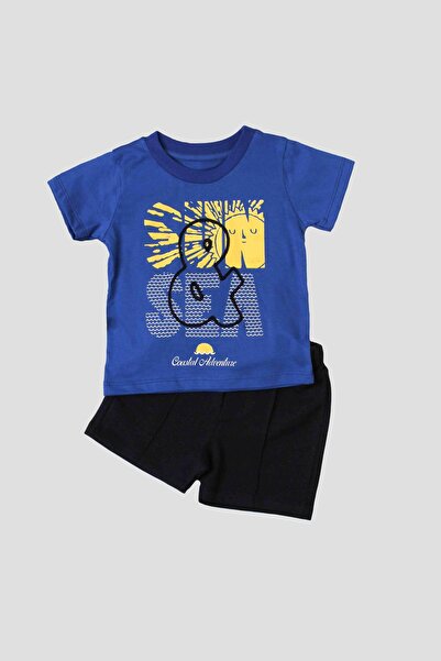 Chicsy Baby Sun-Sea Printed T-Shirt and Capri 2-Piece Set
