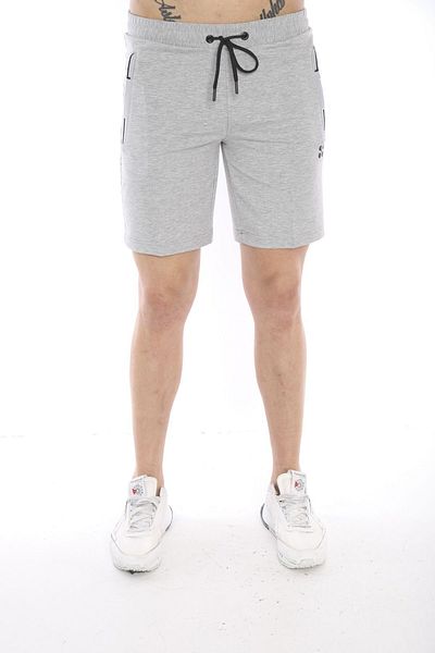 NEED LİFE Men's Cotton Shorts - Grimelange, Zippered Pockets, Elastic Waist