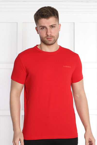 NEED LİFE Green Need Printed Men's Crew Neck T-Shirt