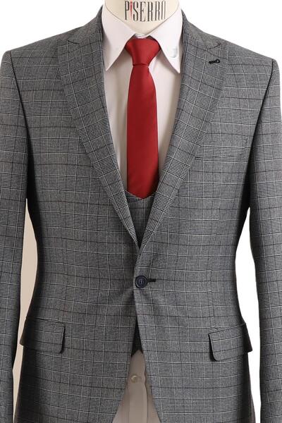 BRUEGEL Regular Fit Yelekli Takım