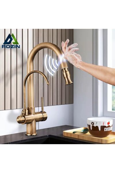 OEM Mutfak Evye Bataryası Antik Smart Dokunmatik Spiralli Fiskiyeli 7 Yıl Gar...