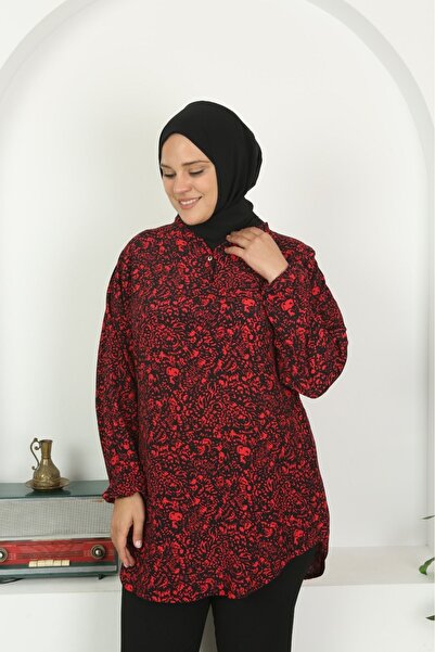 Tunikteks Maroken seasonal viscose patterned comfortable kumas tunic