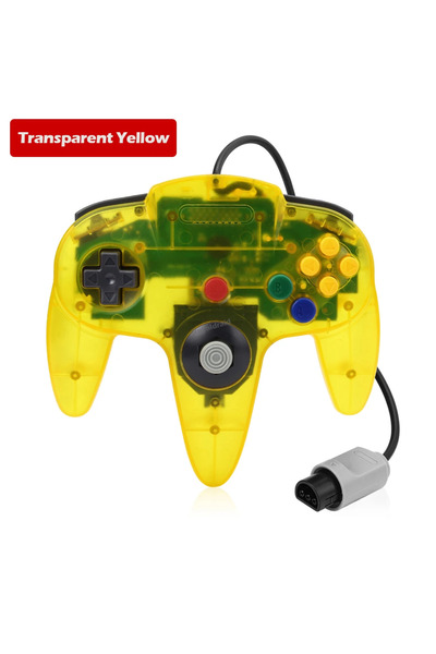 Choice 8 Colors for N64 Controller Classic Wired Remote Control Gamepad Gaming Joystick Retro Video Game...