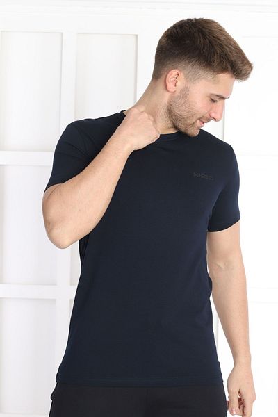 NEED LİFE Green Need Printed Men's Crew Neck T-Shirt