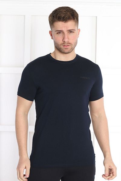 NEED LİFE Green Need Printed Men's Crew Neck T-Shirt