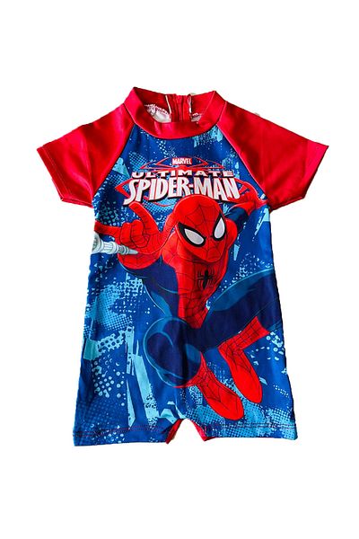 SML Tekstil Spiderman Themed Red Children's Spider Swimming Set