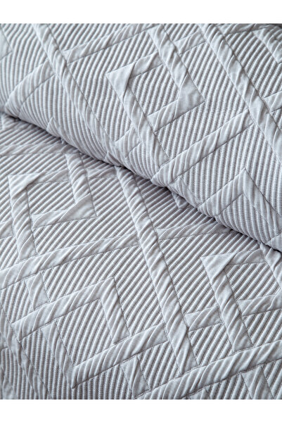 BED LİNE Yatak Örtüsü Çift Kişilik Zen Gri 230x240 Cm