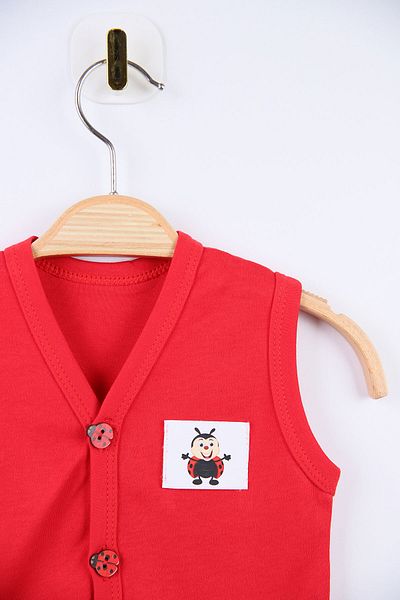 Beniizle Unisex Baby Vest - 100% Organic Cotton, Soft Texture, Seasonal