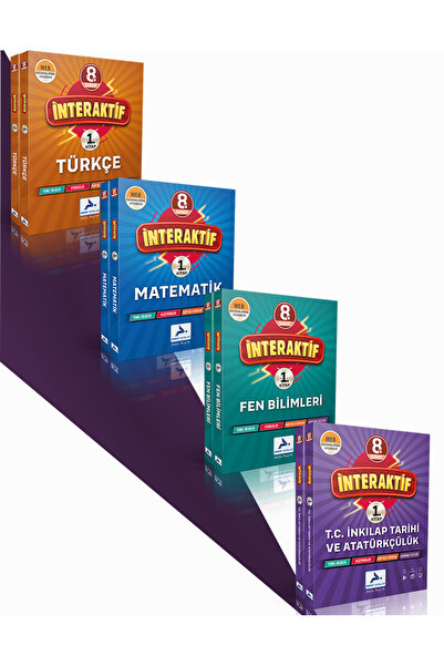 paraf yayınları 8. Sınıf Türkçe, Matematik, Fen, T.C İnkılap İnteraktif Soru ...