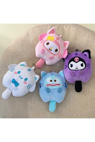 Meyra Accessories Sanrio Kawaii Cute Plush - Keychain Gift Bag Accessory
