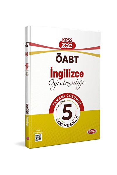 Data Yayınları Öabt 2023 Ingilizce Öğretmenliği Tamamı Çözümlü 5 Deneme Sınavı
