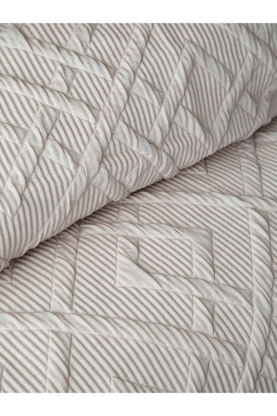 BED LİNE Yatak Örtüsü Çift Kişilik Zen Bej 230x240 Cm
