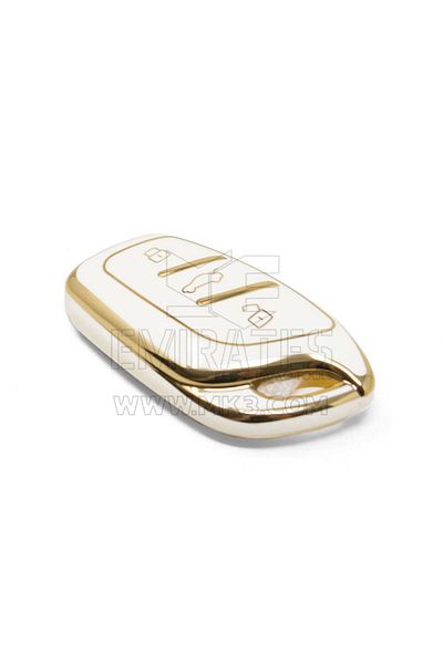 GMA KEYS Luxury MG HS GT ZS EV ZX MG5 MG6 Roewe RX3 RX5 I5 ERX5 I6 I5 Nano - White Gold Key Case