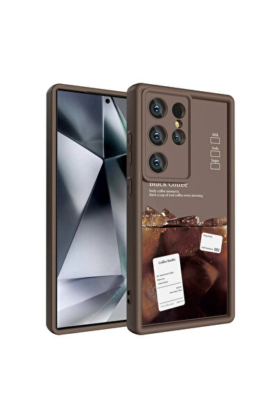 Stylish Design Back Surface Printed Hard Cover With Case Camera Protection For Samsung Galaxy S23 Ultra