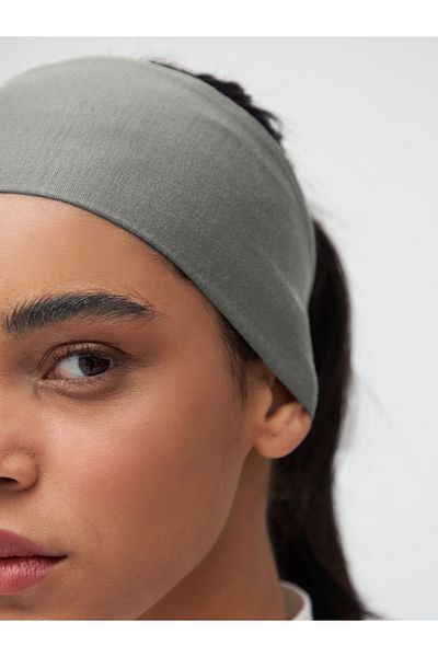 Femple Modest Gray Green Hijab Bandana - Colorful Design