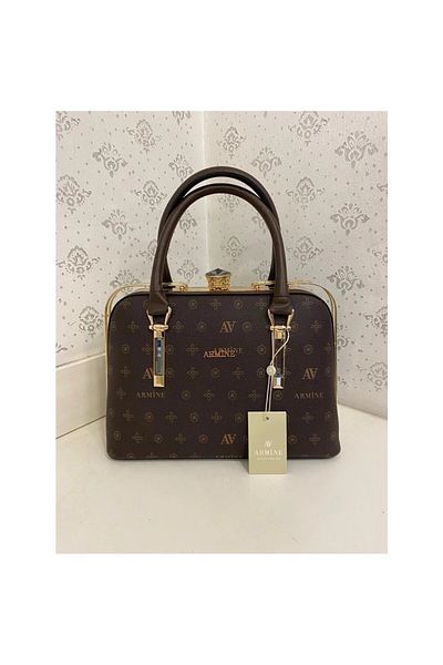 Armine Black Printed Bag 339