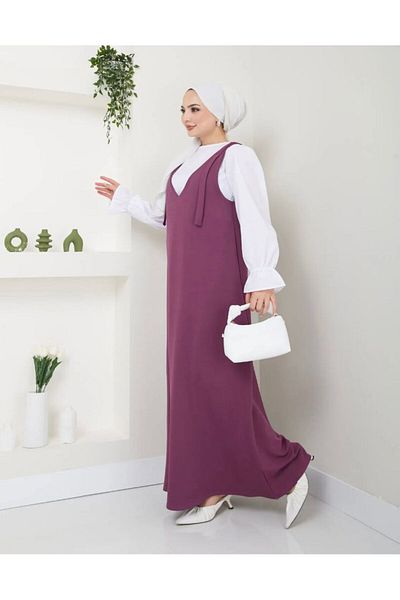 modasindoma Women's Gilet with Shoulder Laces