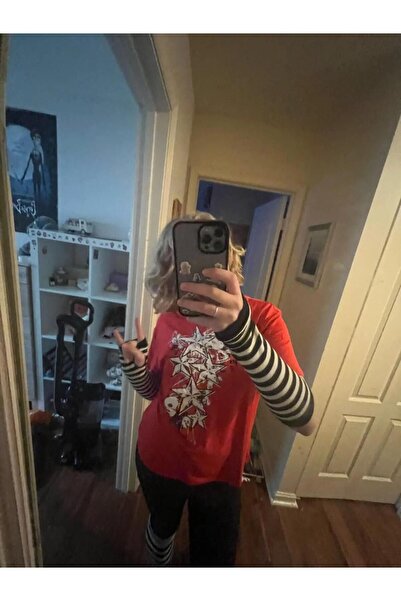 Köstebek Unisex Vintage Red Elegant T-Shirt