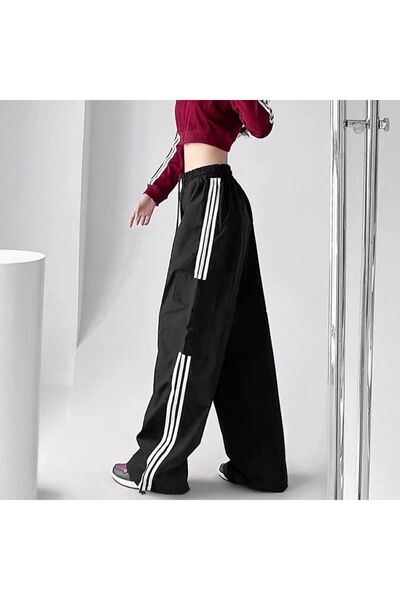 Köstebek Cargo Pocket Vertical Stripe Detail Casual Pants