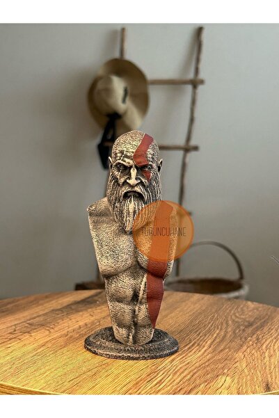 TURUNCUHANE Kratos Büst God Of War Ragnarok Playstation Oyunu Karakter Büstü ...