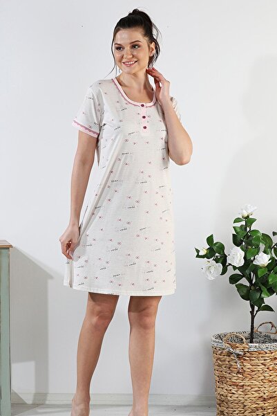 Bella Linda Γυναικείο νυχτικό φόρεμα Bee Cotton