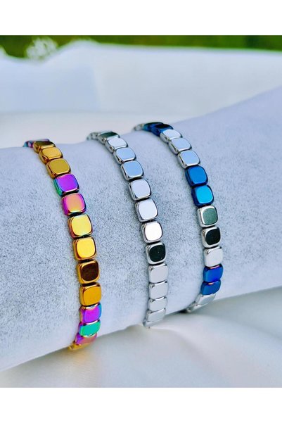 miaroza Colorful Hematite Bracelet