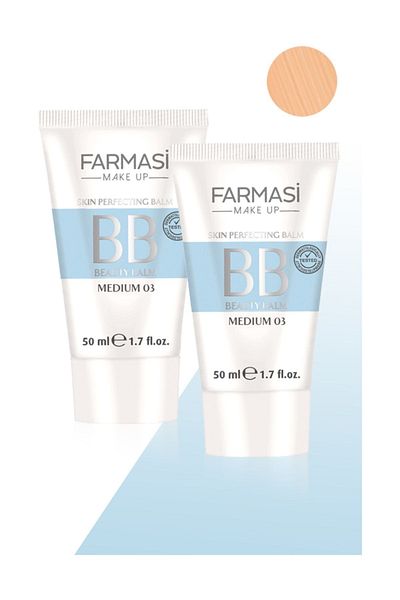 Farmasi 2 Pieces BB All In One Cream - Medium 50ml