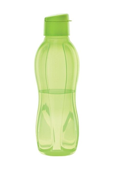 Tupperware زجاجة إيكو 1 لتر غطاء عملي أخضر