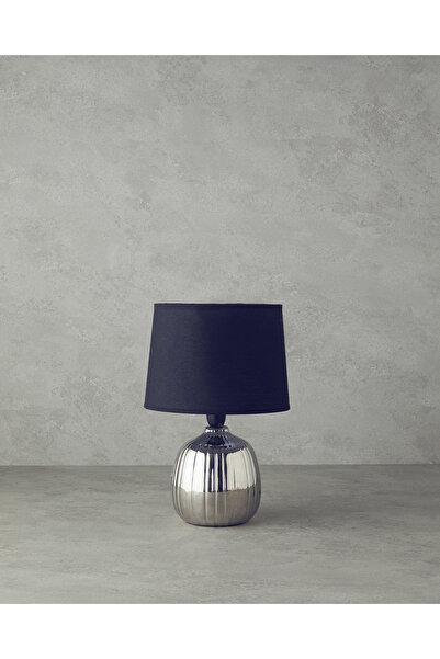 English Home Belva Seramik Abajur Silver